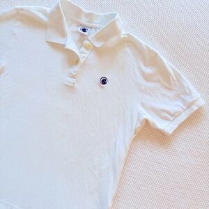 SOUTHERN PROPER Women’s White Short Sleeve Polo Shirt